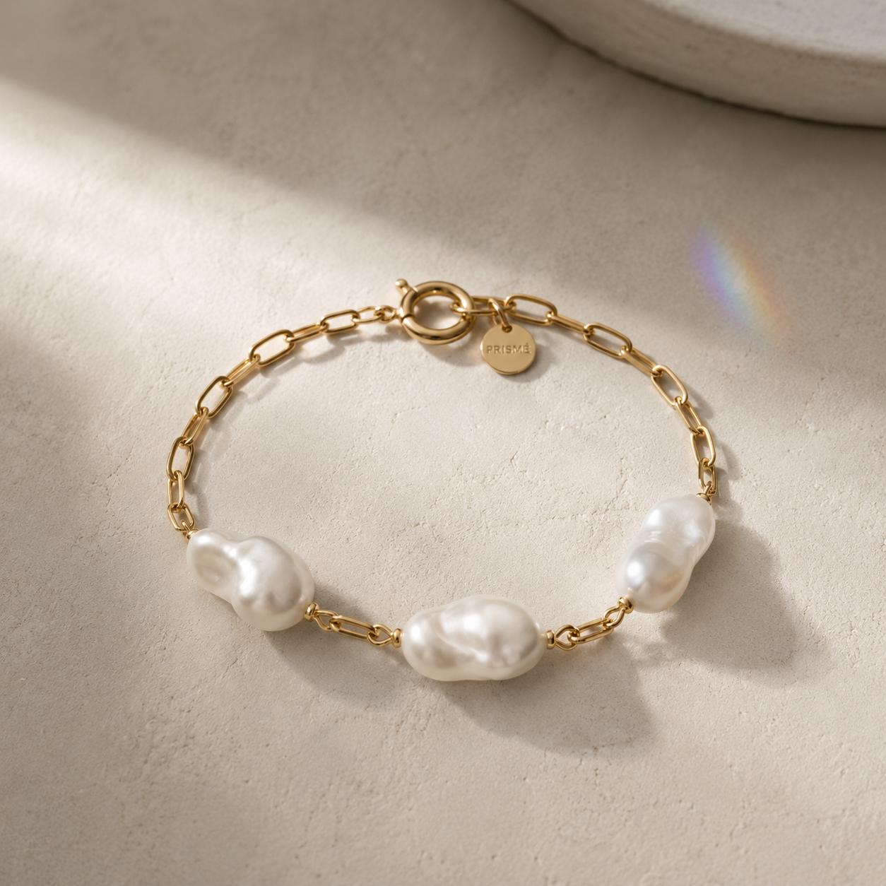 PRISMÉ baroque freshwater pearl bracelet